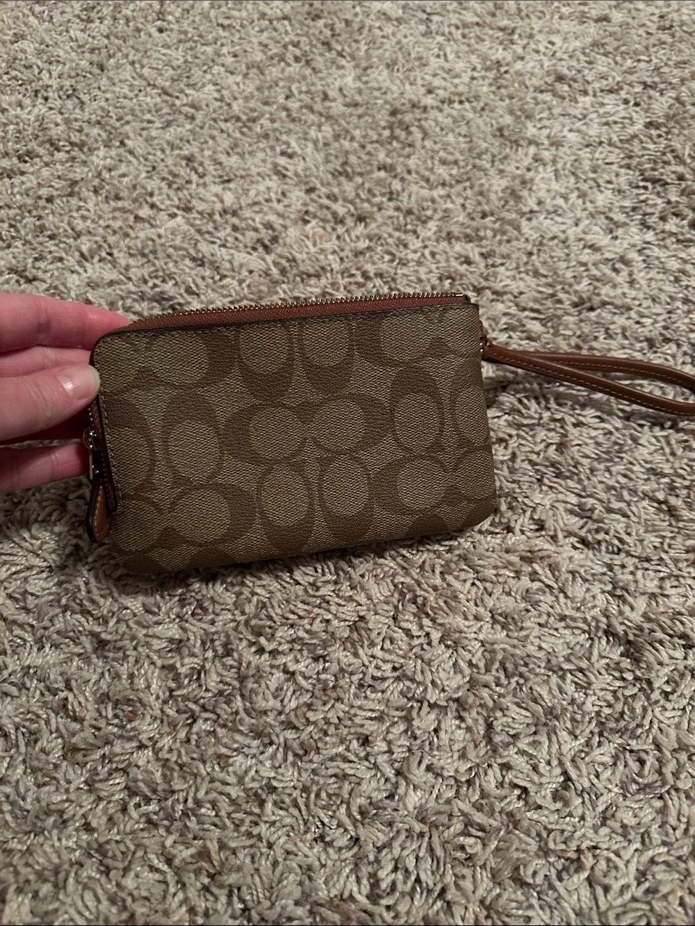 Coach compact wristlet